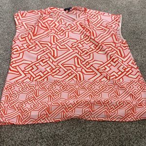 Orange and Pink The Limited Blouse NWOT